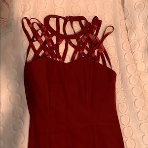 Brand new red fashion nova dress size small